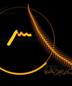 Alternative view of Fine Art Print - Prunkfeder