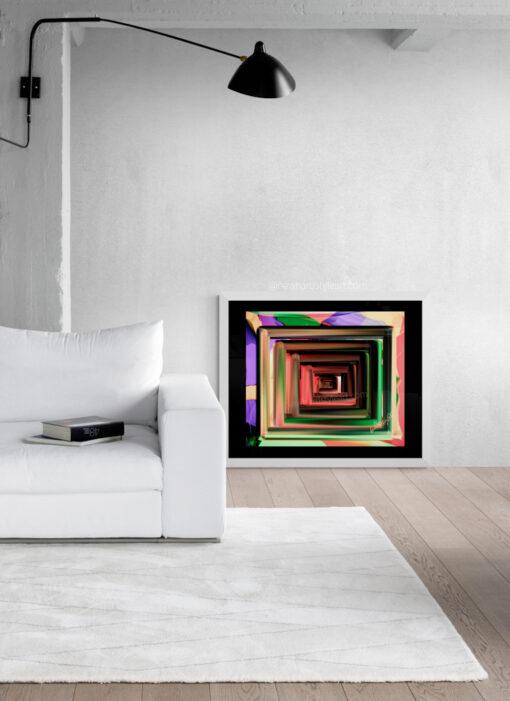 Fine Art Print - Pastell Flimmerkiste