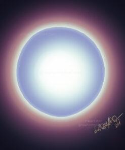 Alternative view of Fine Art Print - Blue Moon
